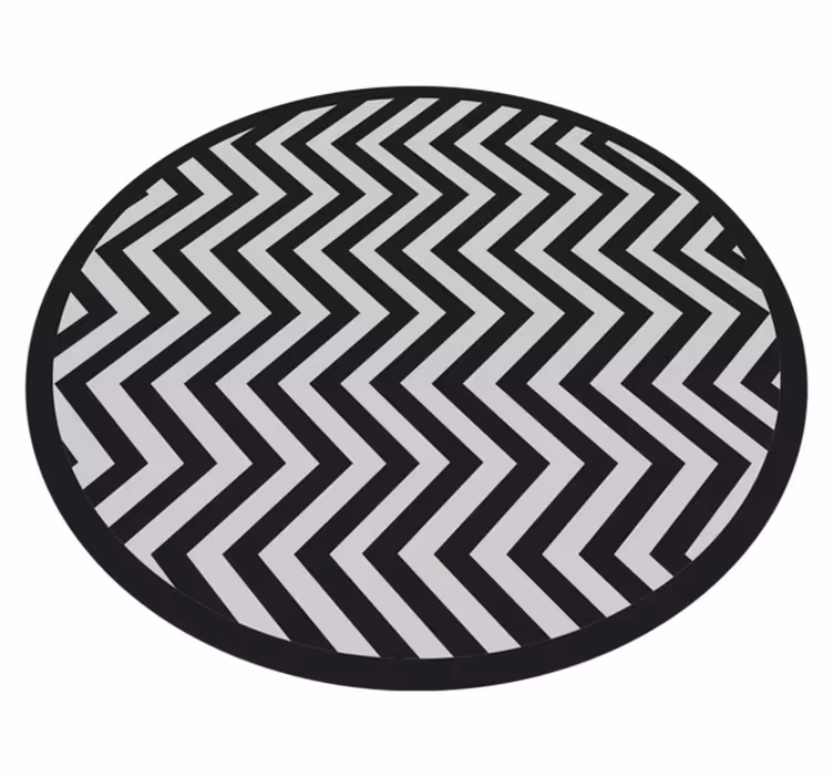 Covor de vinil geometric model dinamic cu chevron - TenStickers