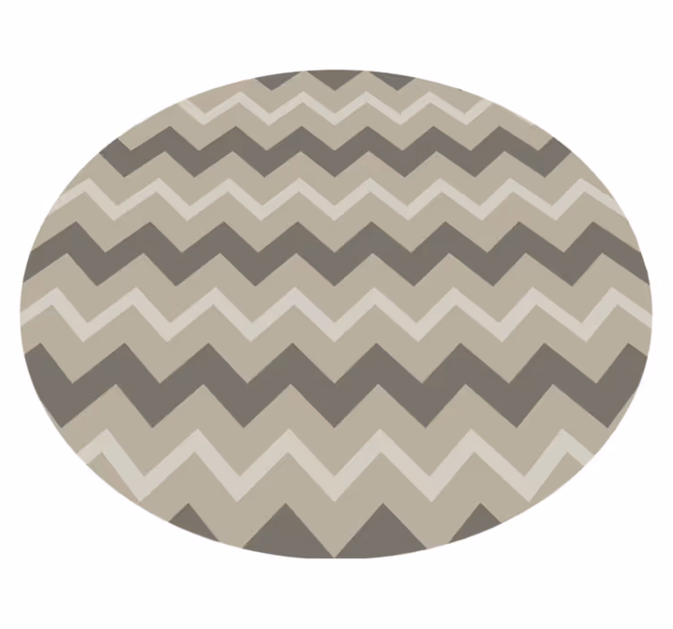 Covor de vinil pentru baie model circular bej - TenStickers