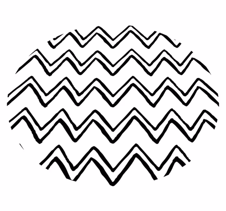 Covor vinil minimalist cu model abstract ondulat - TenStickers