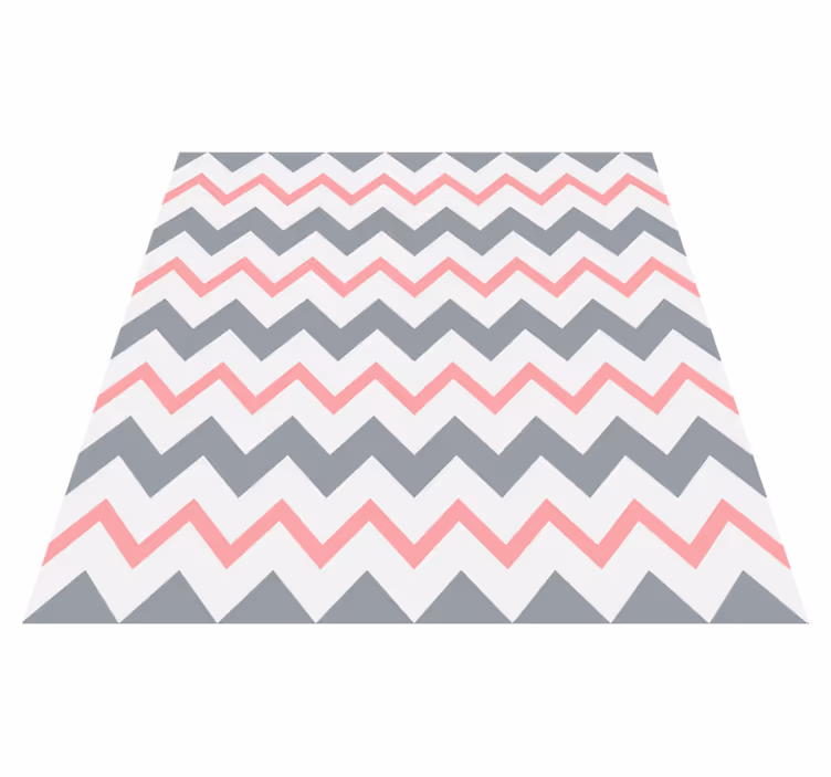 Covor de vinil pentru copii cu decor în zigzag - TenStickers