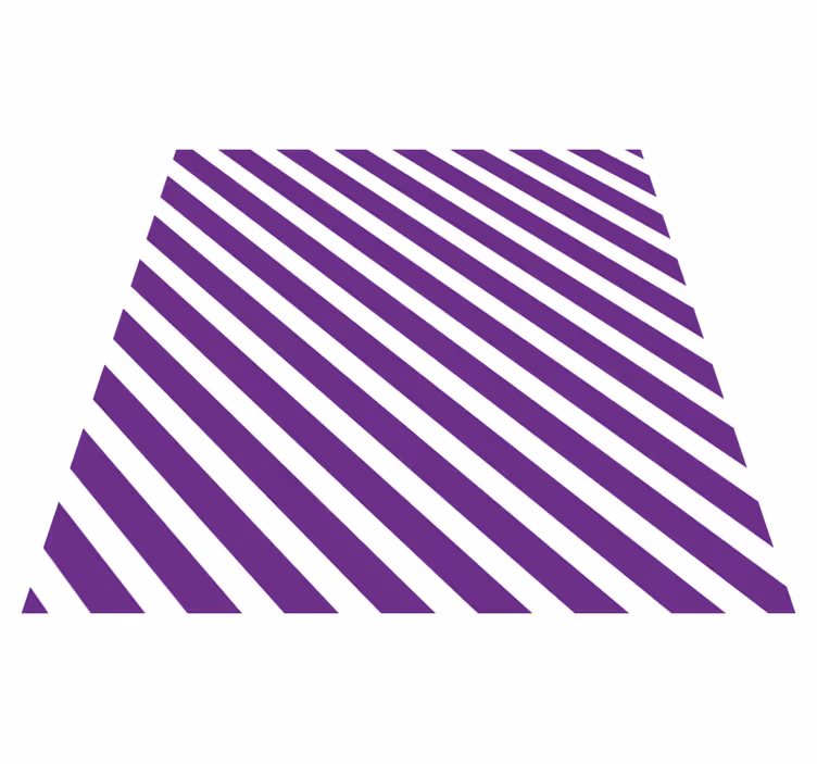 Covor vinil vărgat model cu dungi violet - TenStickers