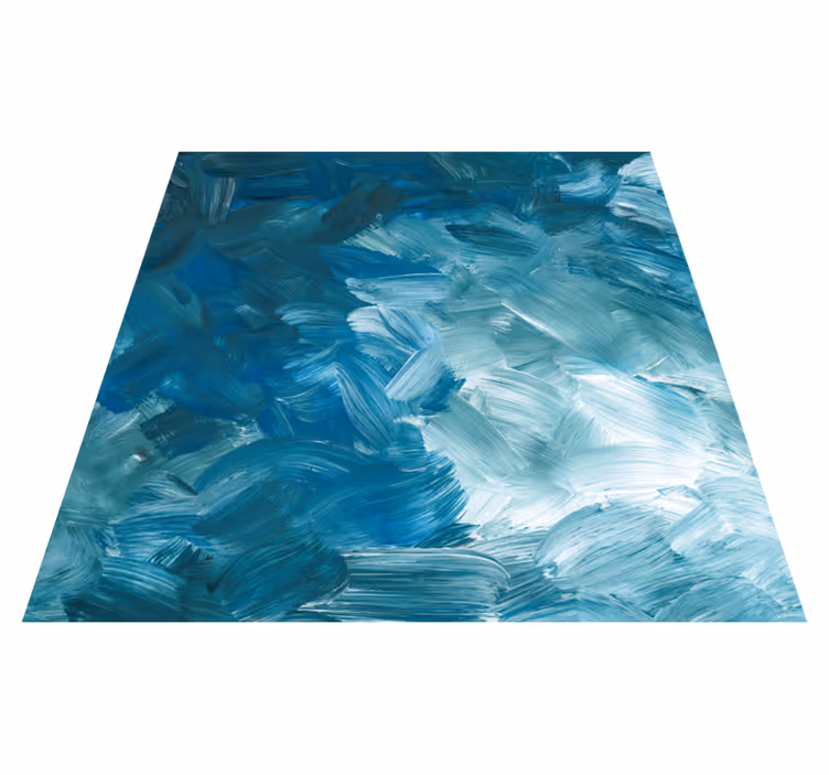 Covor din vinil cu tușe oceanice - TenStickers