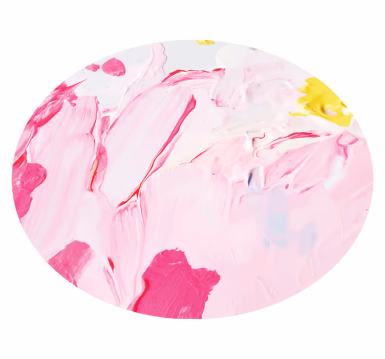 Covor de vinil adolescenți vârtejuri roz abstracte - TenStickers