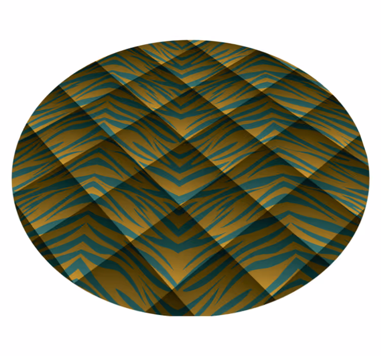 Covor vinil print animalier model inspirat de safari - TenStickers