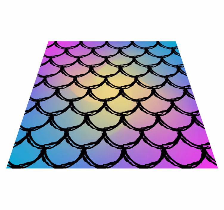 Covor de vinil drumuri model scalat colorat - TenStickers