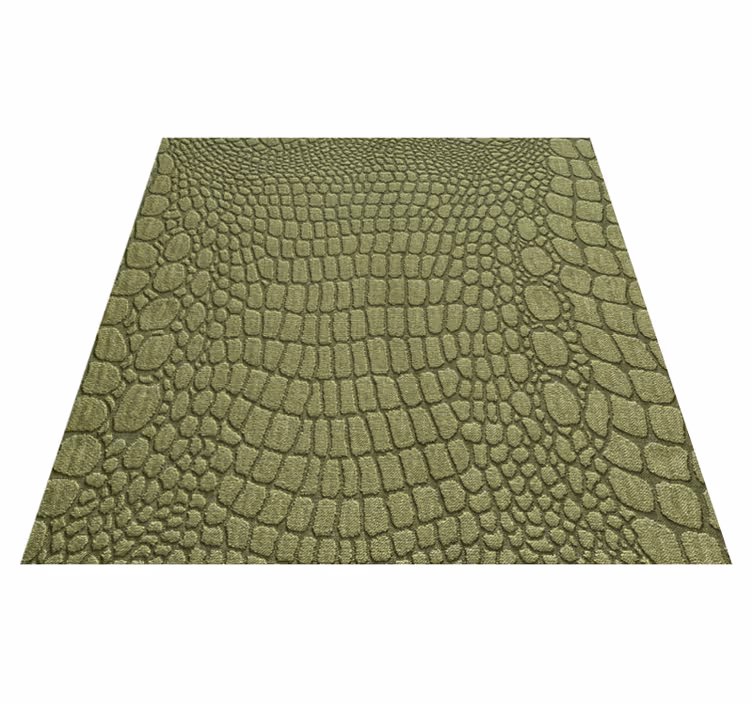 Covor vinil print animalier efect piele de crocodil - TenStickers