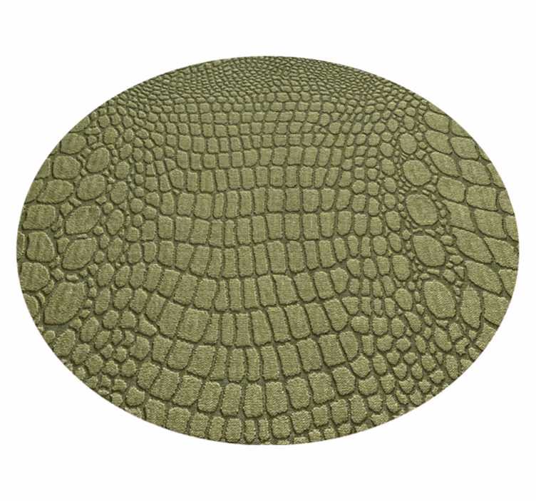 Covor vinil print animalier piele naturală de crocodil - TenStickers