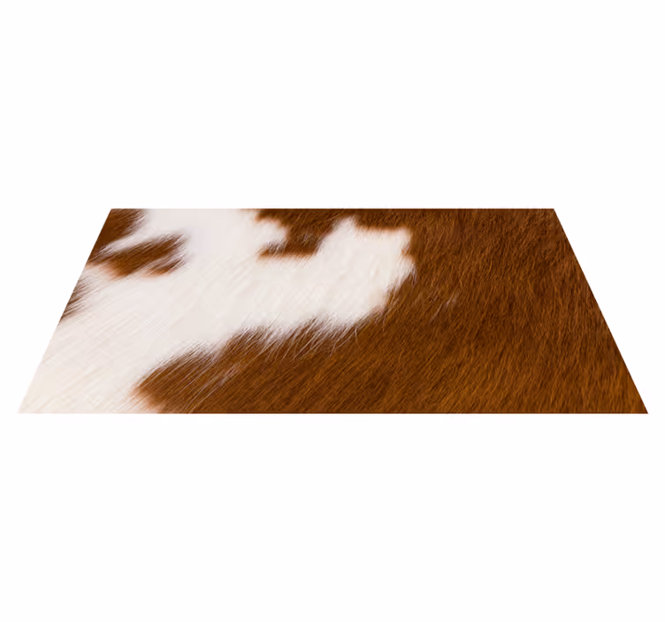 Covor vinil print animalier ilustrație piele de vacă - TenStickers