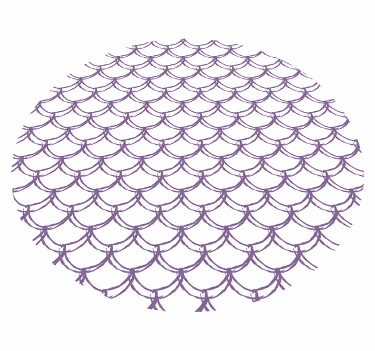 Covor de vinil pentru baie model ondulat violet - TenStickers