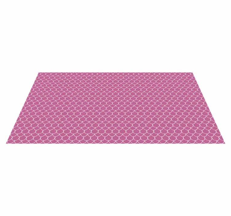 Covor vinil print animalier motive roz scallop - TenStickers