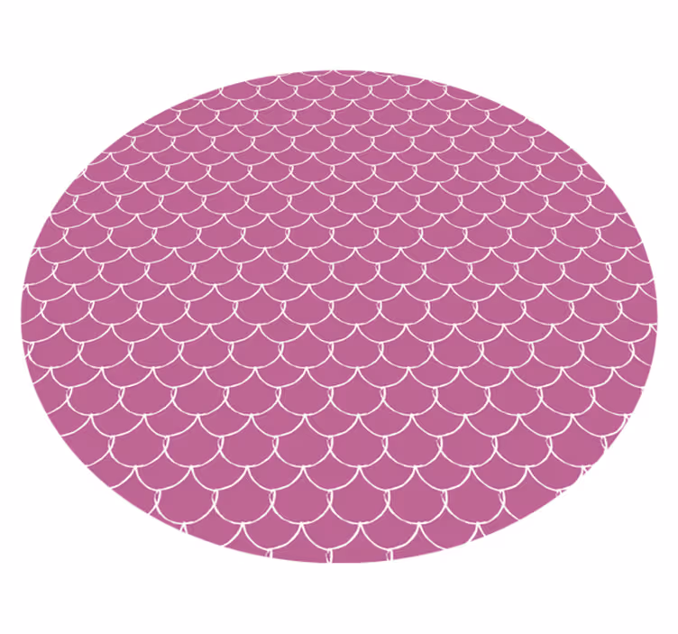 Covor de vinil texturat model de scoici roz - TenStickers