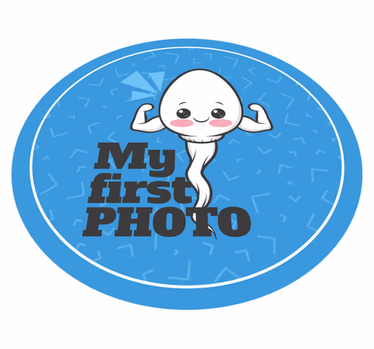 Covoare de vinil cu fraze prima mea fotografie - TenStickers