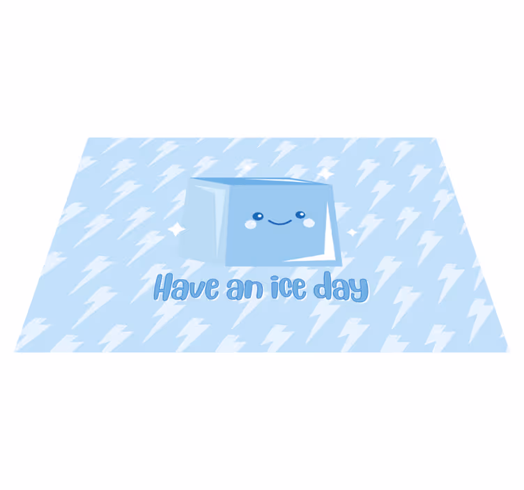 Covor de vinil pentru copii ia o înghețată - TenStickers