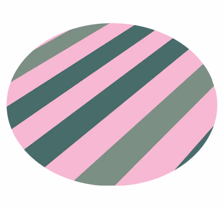 Covor vinil vărgat concept vivid cu vârste - TenStickers