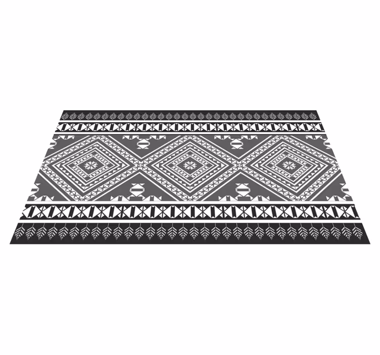 Covor de vinil etnic model geometric elegant - TenStickers