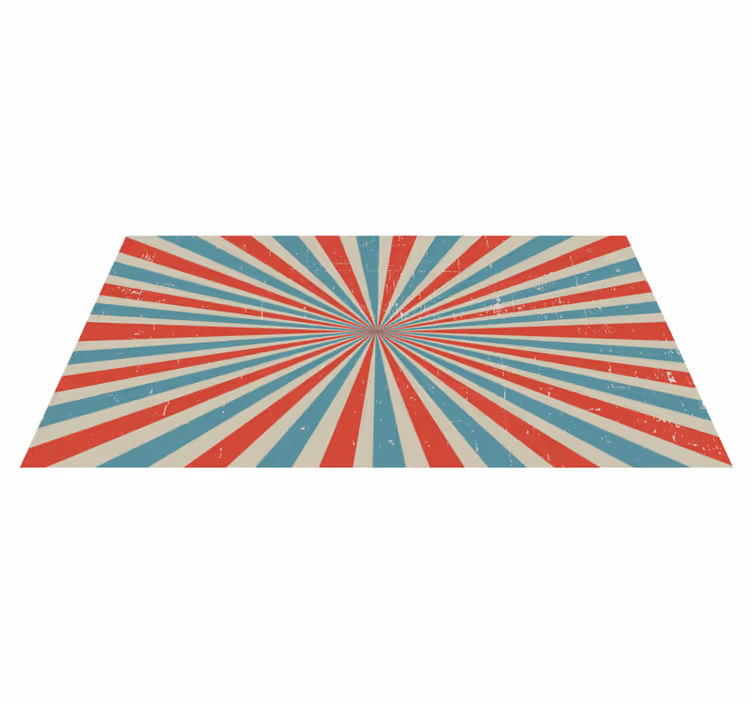 Covor de vinil geometric explozie stelară radiantă - TenStickers