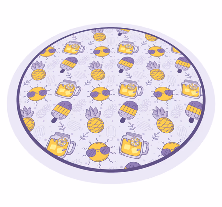 Alții covor de vinil distracție tropicală de vară - TenStickers