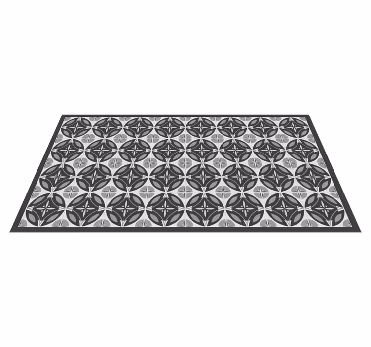 Covor de vinil marmura motiv monocrom sofisticat - TenStickers