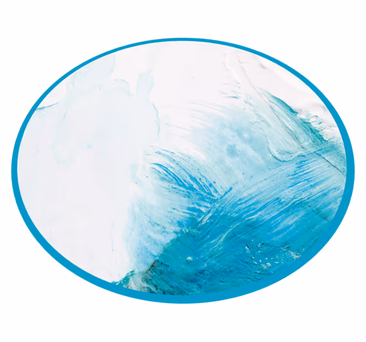 Covor vinil cu aspect de natura nuanțele apei oceanice - TenStickers