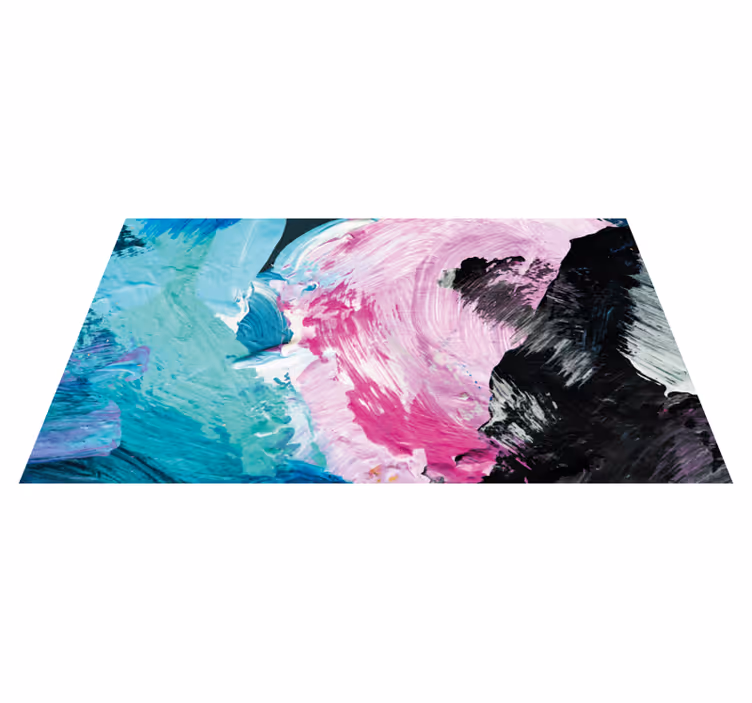 Covor din vinil stropi de culoare - TenStickers