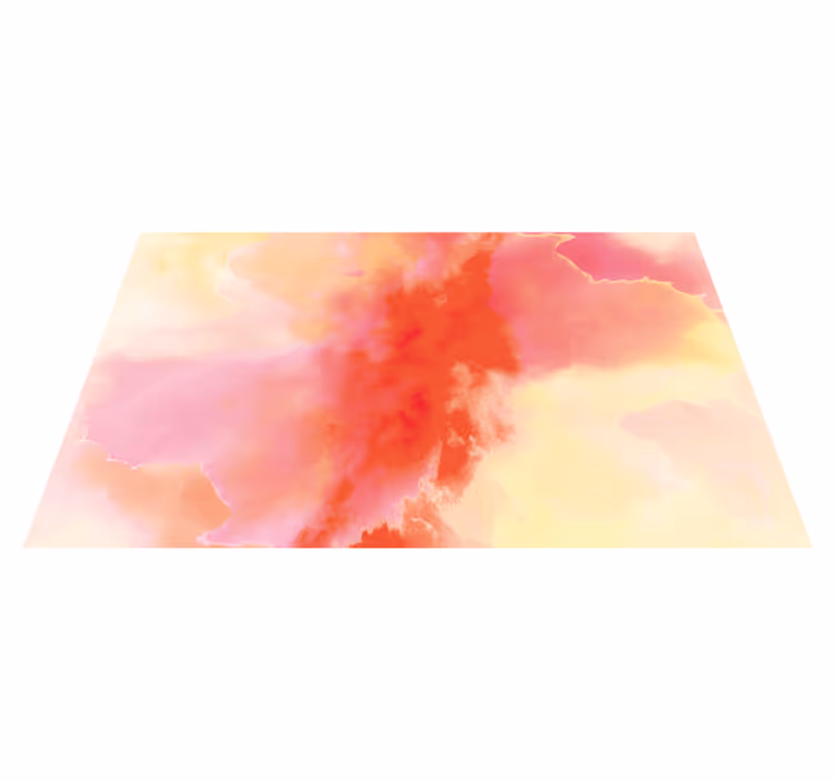 Alții covor de vinil nuanțe abstracte vibrante - TenStickers