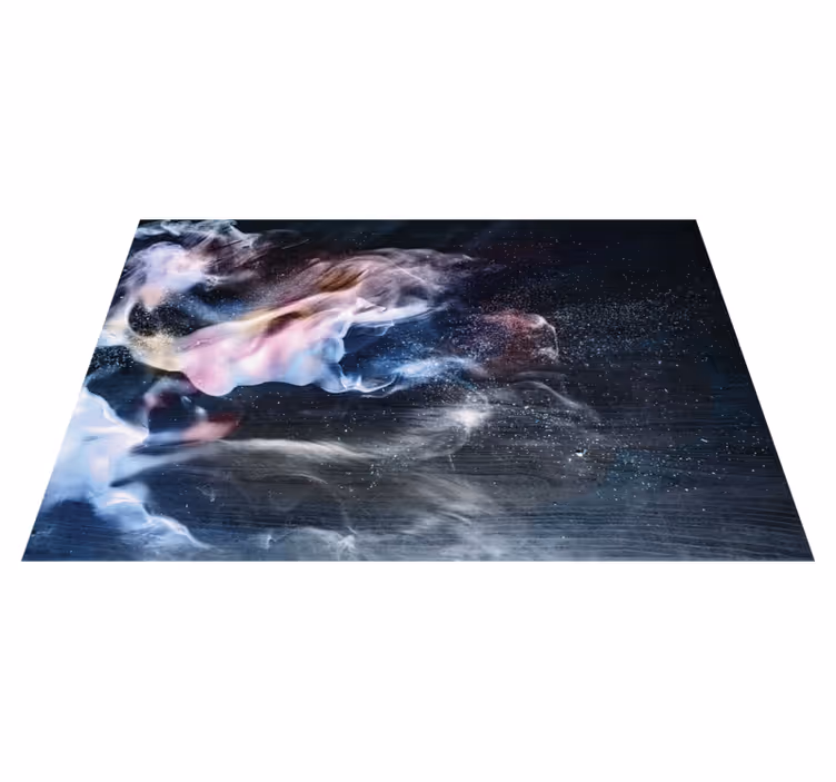 Covor de vinil Adolescenți fum cosmic se învârte - TenStickers