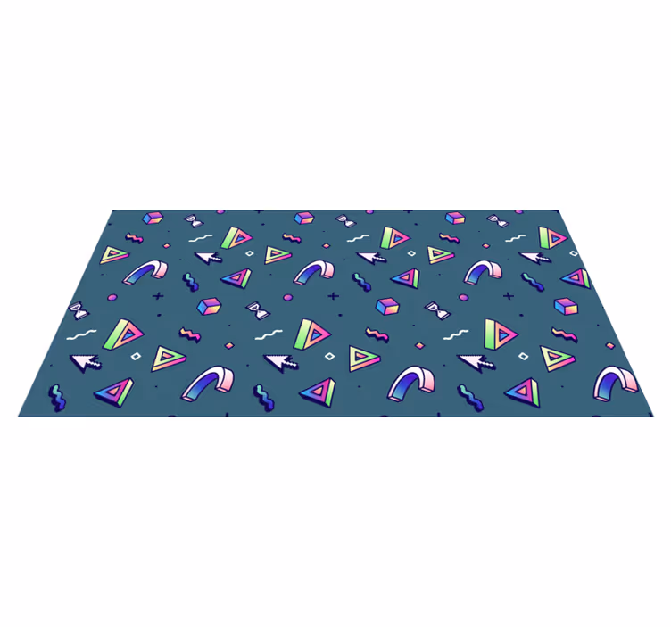 Covor de vinil texturat stropi de culoare geometrici - TenStickers
