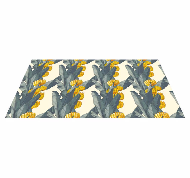 Covor vinil flori și plante aranjament floral tropical - TenStickers