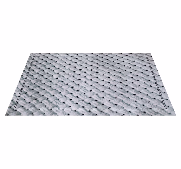 Covor de vinil texturat model elegant de tricotat - TenStickers