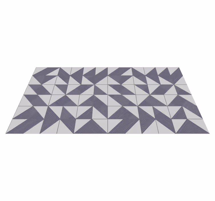 Covor de vinil geometric conceptul triunghiular - TenStickers