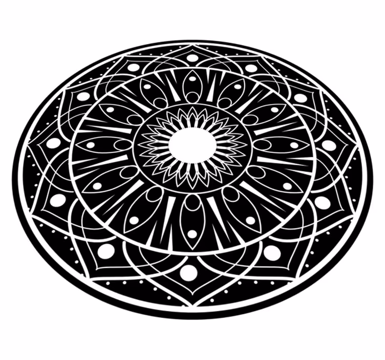 Covor vinil mandala motiv complex mandala - TenStickers