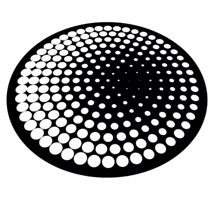 Covor de vinil geometric model punctat - TenStickers