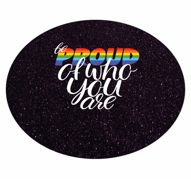 Covoare de vinil cu fraze designul mesajului de mândrie - TenStickers