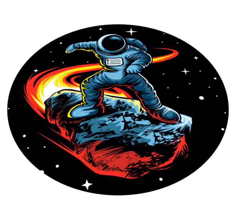 Covor de vinil stele aventură cosmică - TenStickers