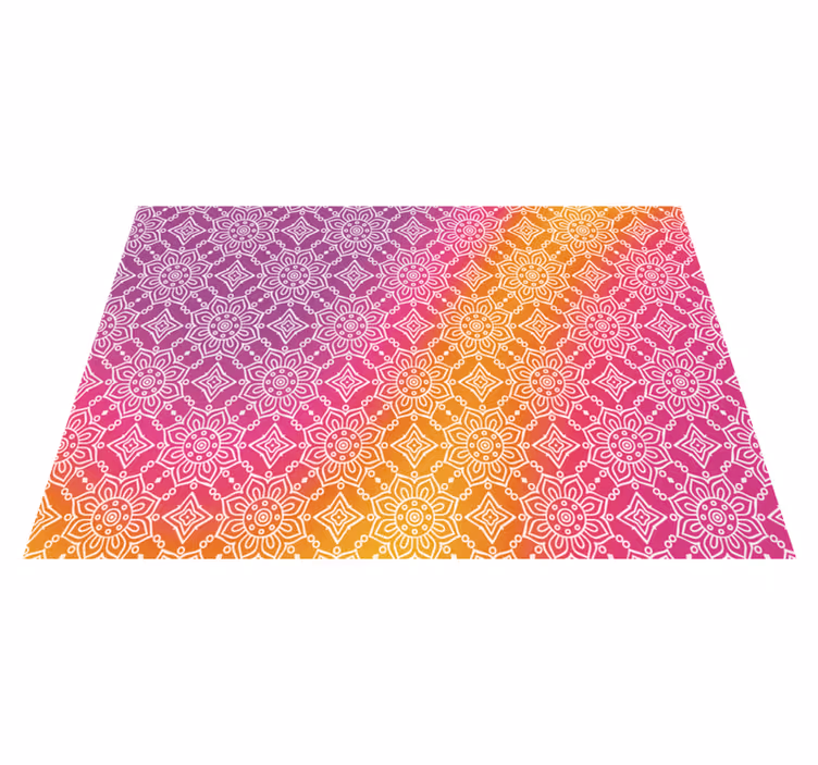 Covor vinil mandala gradient elegant - TenStickers