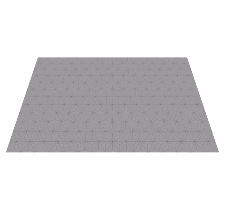 Covor vinil efect de țiglă motiv geometric gri - TenStickers