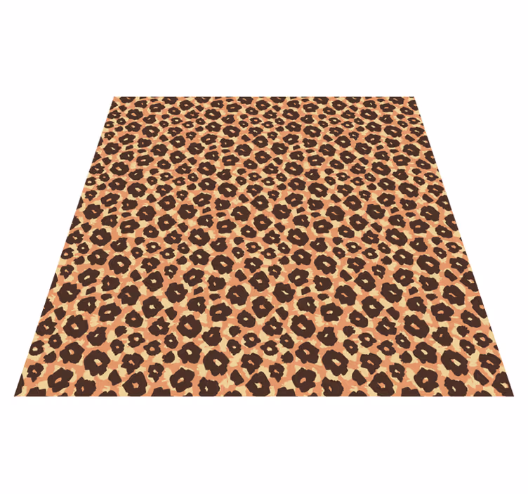 Covor vinil print animalier amestec de modele de leopard - TenStickers
