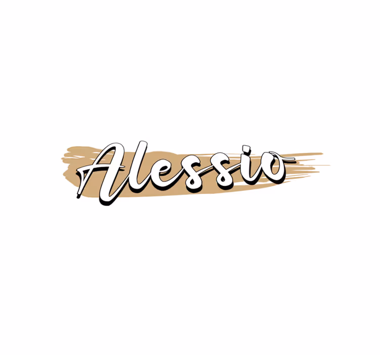 Covor de vinil cu nome design abstract elegant - TenStickers