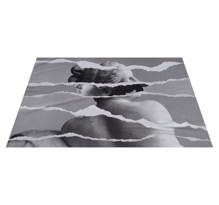 Covor din vinil efect de hârtie ruptă - TenStickers