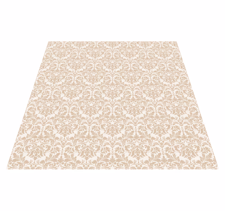 Covor vinil hol intrare motiv floral delicat - TenStickers