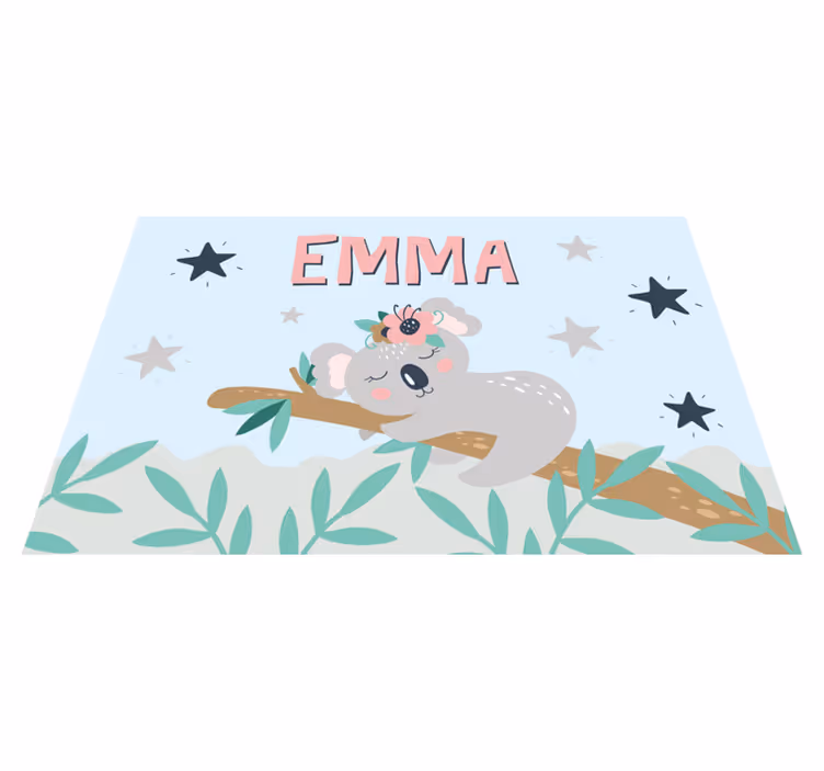 Covor de vinil cu nome noaptea koala - TenStickers
