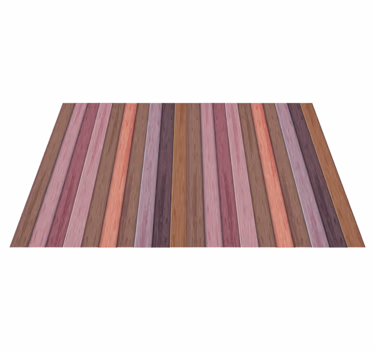 Covor vinil lemn dungi verticale violet - TenStickers