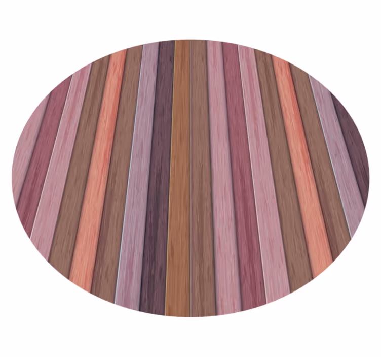 Covor vinil lemn dungi diagonale violet - TenStickers
