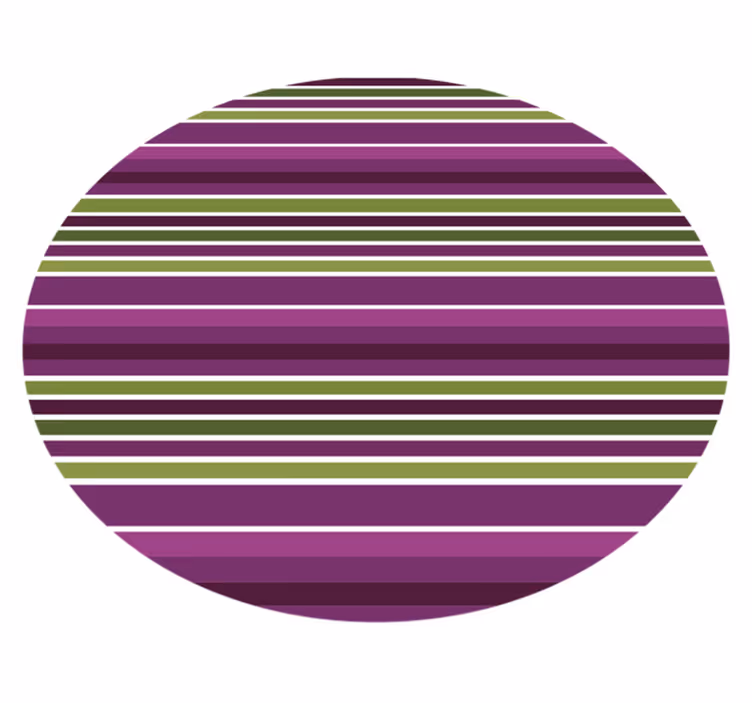 Covor vinil vărgat verde și violet - TenStickers