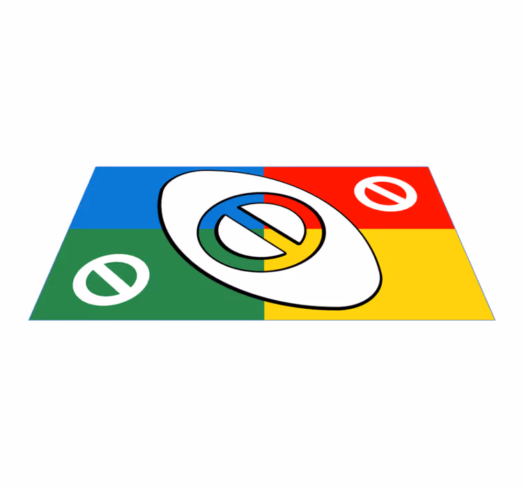 Alții covor de vinil forme circulare colorate - TenStickers