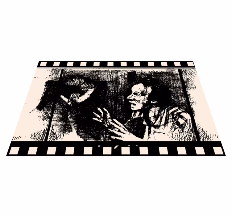 Covor vinil evenimente artă scenă de film - TenStickers