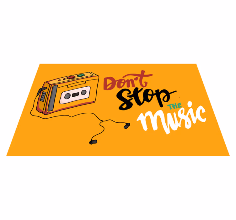 Covoare de vinil cu fraze temă retro casetă - TenStickers