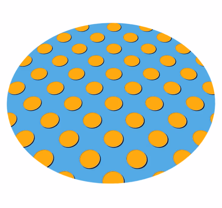 Covor de vinil geometric buline strălucitoare - TenStickers