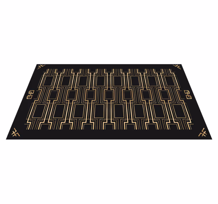 Covor vinil modern modele geometrice elegante - TenStickers
