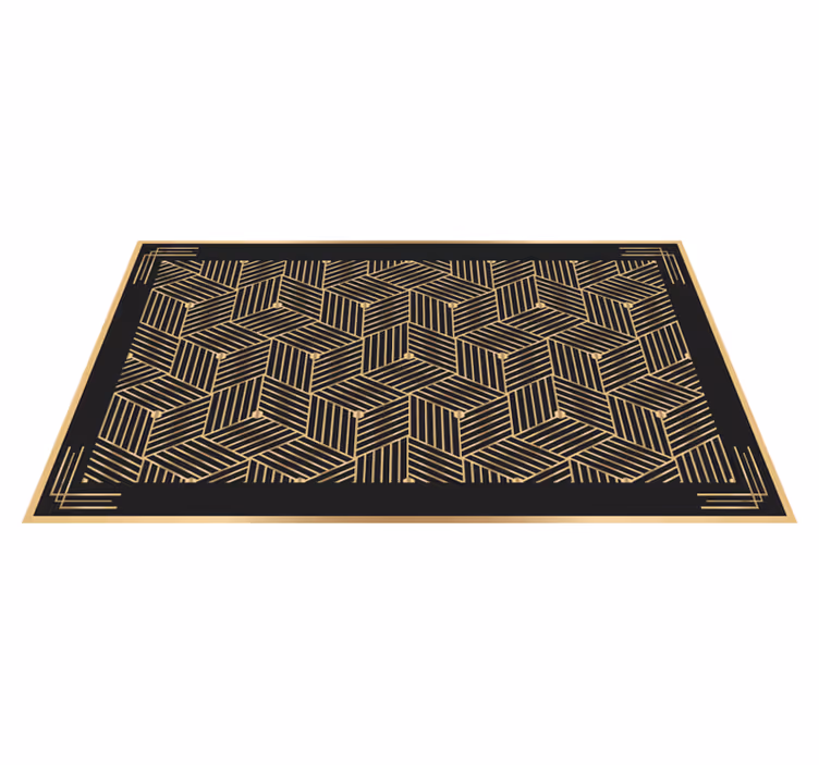Covor de vinil geometric model elegant - TenStickers